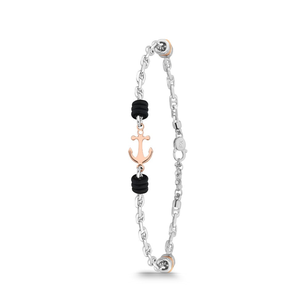 Polo Exchange, Man Silver Bracelet