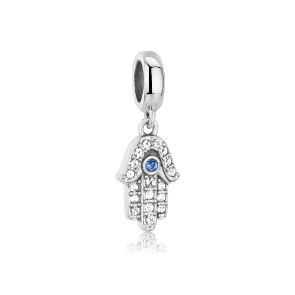 Polo Exchange, Woman Jewelries, Sterling Silver & Swarovski Crystal Charm