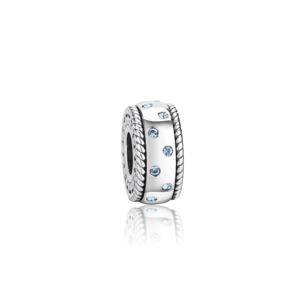 Polo Exchange, Woman Jewelries, Sterling Silver & Swarovski Crystal Charm