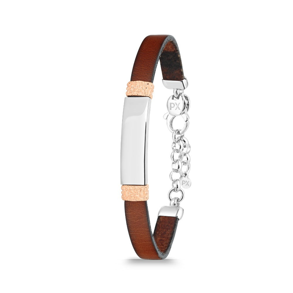 Polo Exchange, Man Silver Bracelet
