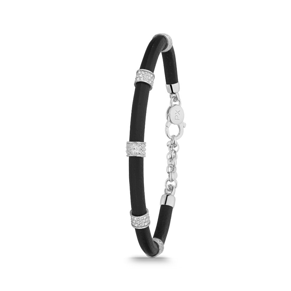 Polo Exchange, Man Silver Bracelet