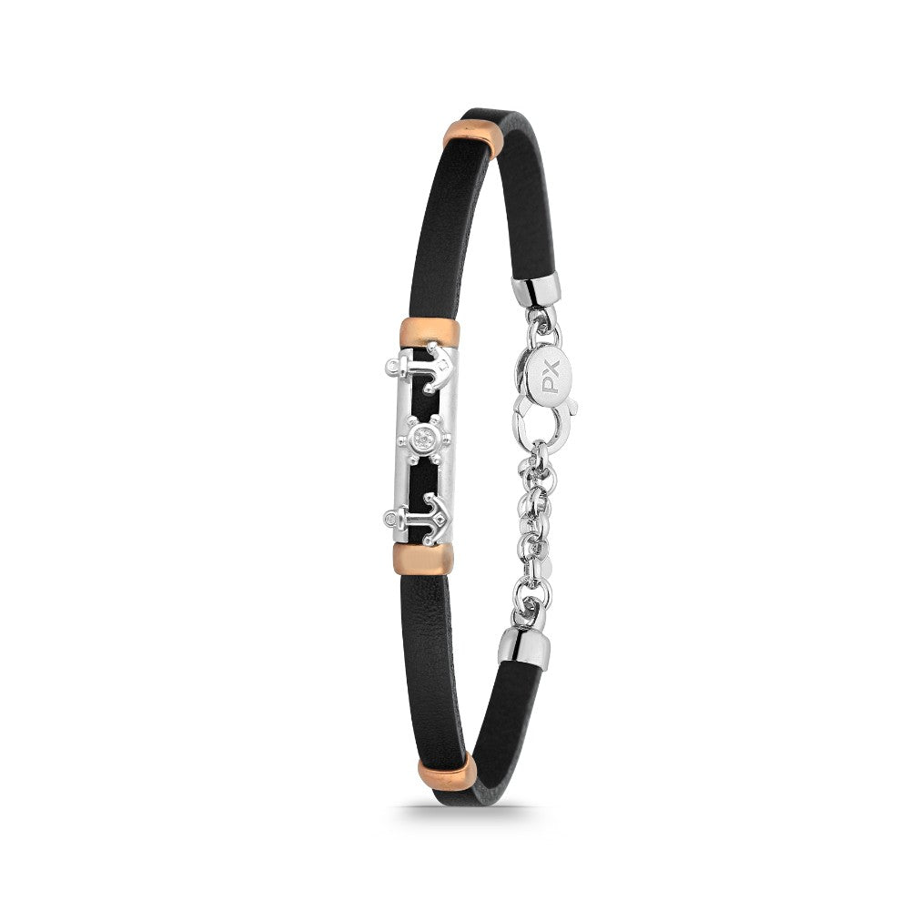 Polo Exchange, Man Silver Bracelet