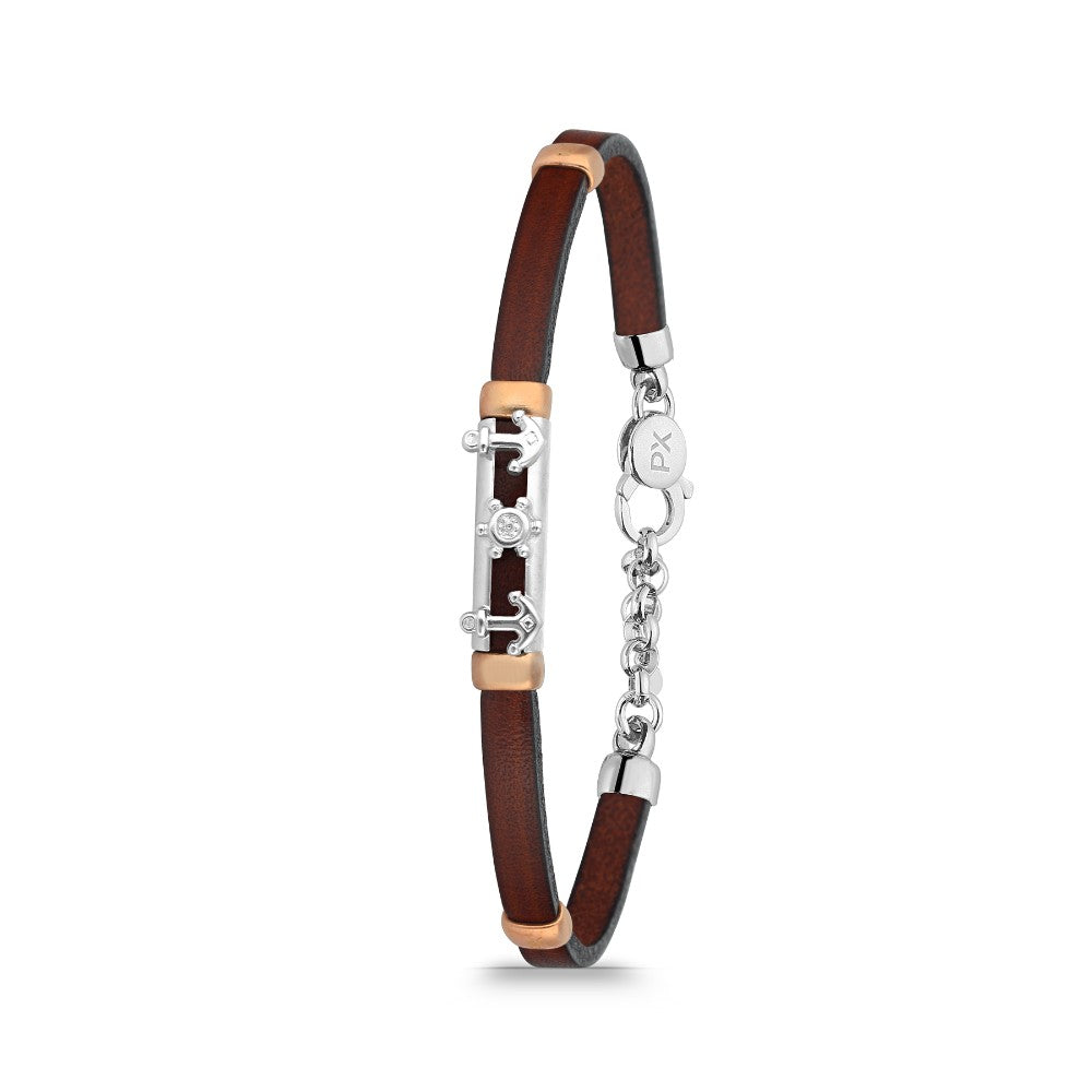 Polo Exchange, Man Silver Bracelet