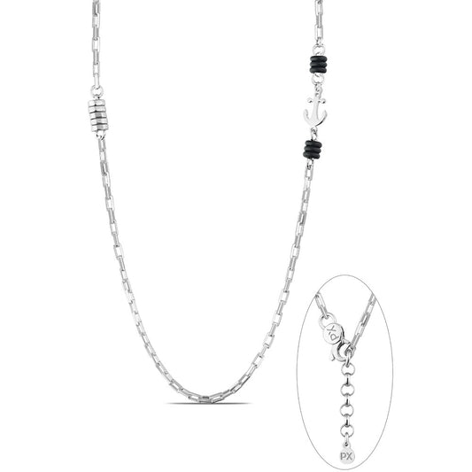 Polo Exchange, Man Silver Necklace