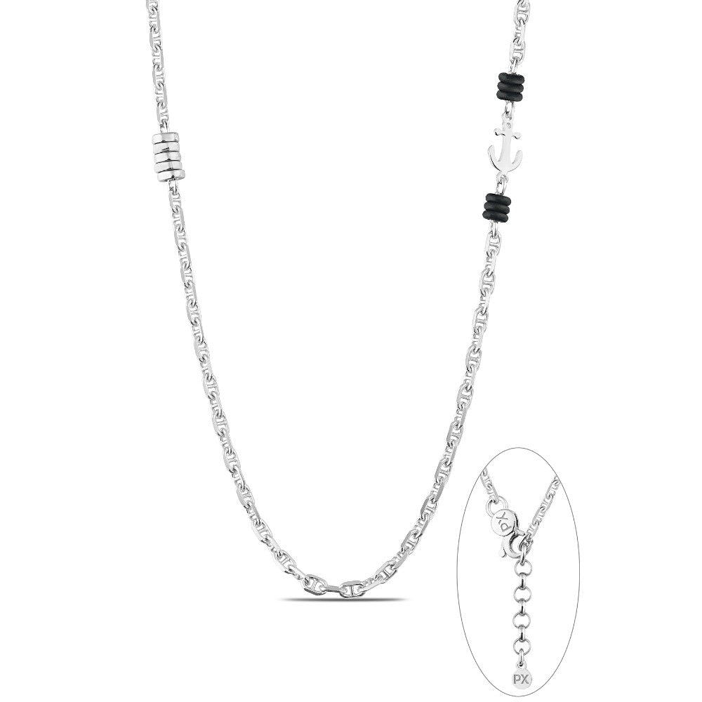 Polo Exchange, Man Silver Necklace