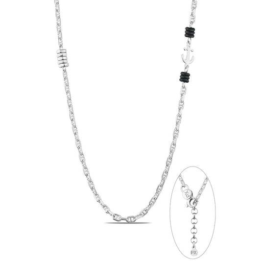 Polo Exchange, Man Silver Necklace