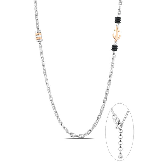 Polo Exchange, Man Silver Necklace