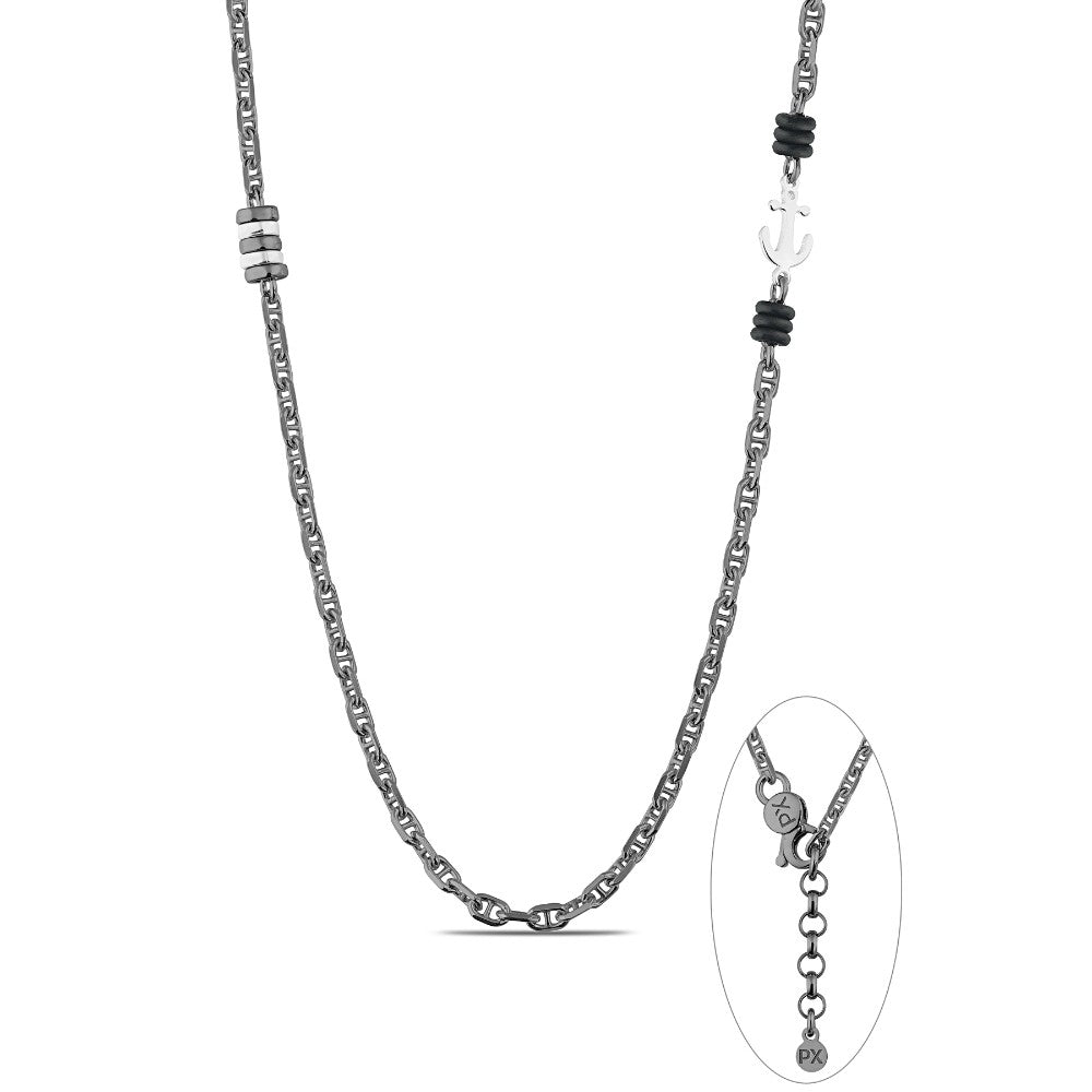 Polo Exchange, Man Silver Necklace