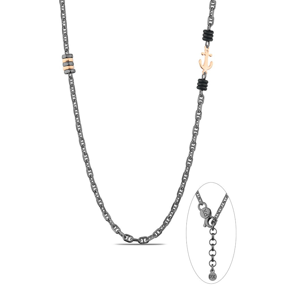 Polo Exchange, Man Silver Necklace
