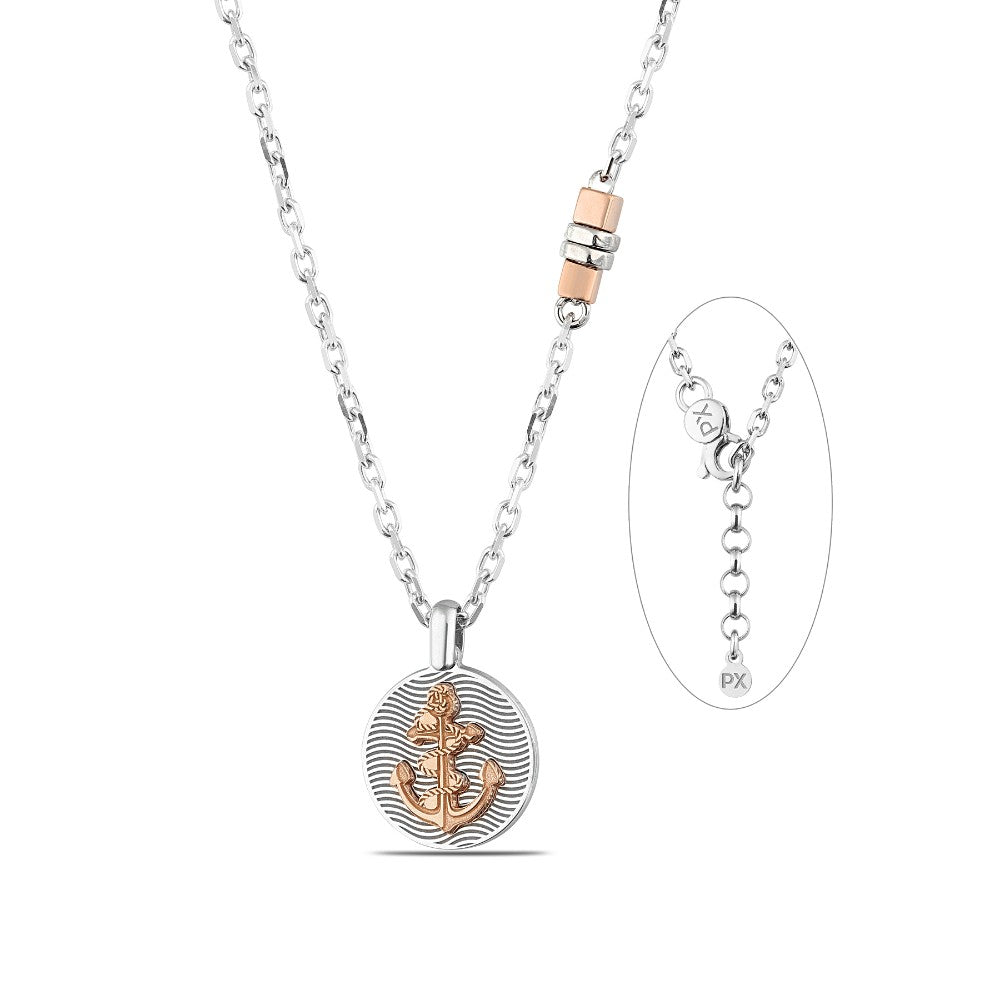Polo Exchange, Man Silver Necklace