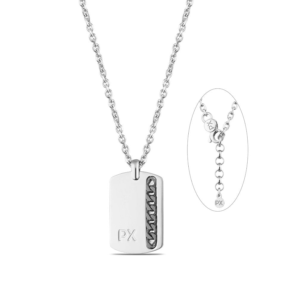 Polo Exchange, Man Silver Necklace