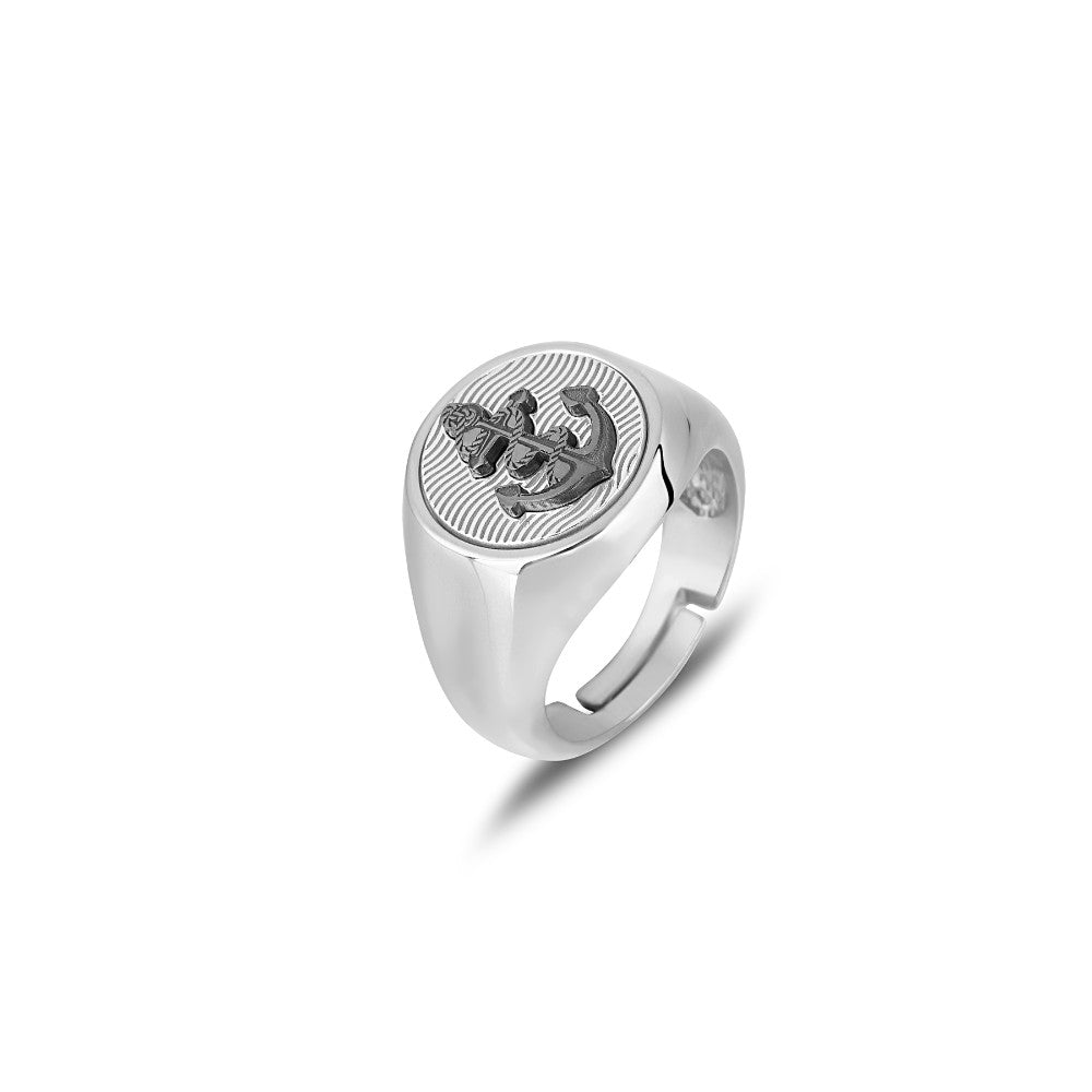 Polo Exchange, Man Silver Ring