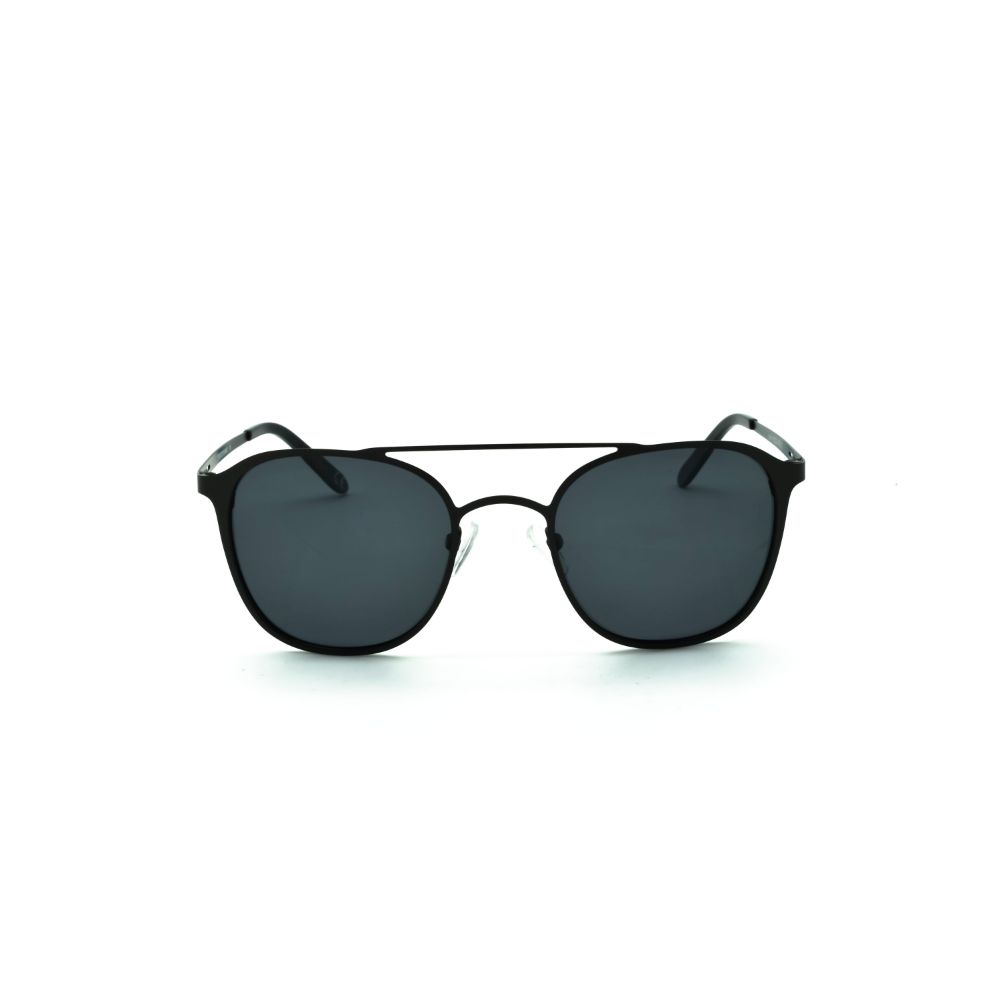 Polo Exchange, Unisex Sunglasses, Black Lenses, Grey Frame, Grey Temple.