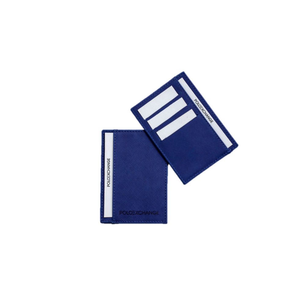 Polo Exchange, Man Wallet, Blue, Saffiano Leather