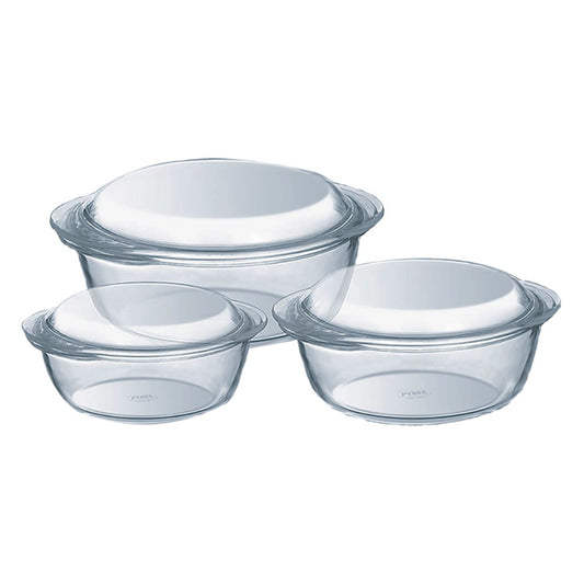 Pyrex, Essentials Set 3 Pots