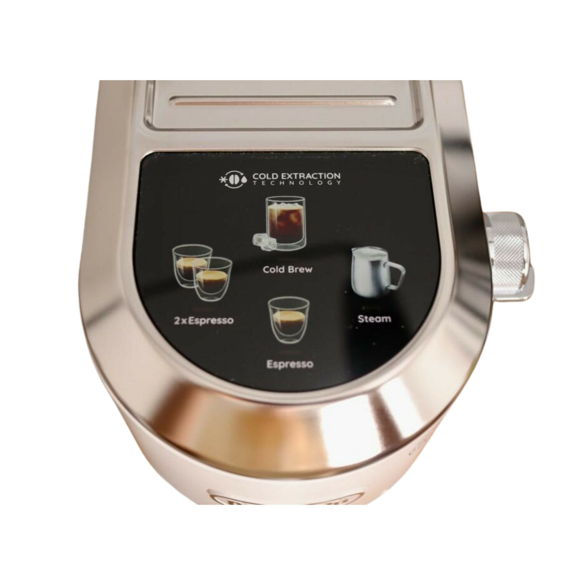 De’Longhi, Dedica Duo Cold Brew Espresso Machine with Milk Frother, 15 Bar Pressure, Original Italian Barista Style Coffee Maker, Make Espresso, Latte, Cappuccino & Ice Coffee, White, EC890WH