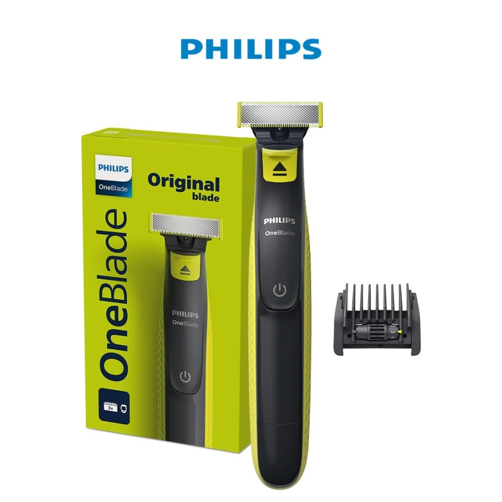 Philips, Oneblade Trim, Edge & Shave Any Length Of Hair| 5-In-1 Adjustable Comb, Dual-Sided Blade | 45Min Cordless Use, Usb Charging Qp2724/20