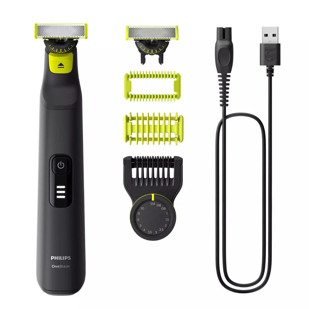 Philips, Oneblade Pro Face + Body, Wet & Dry, Trim, Edge, Shave, Dual-Sided Blade