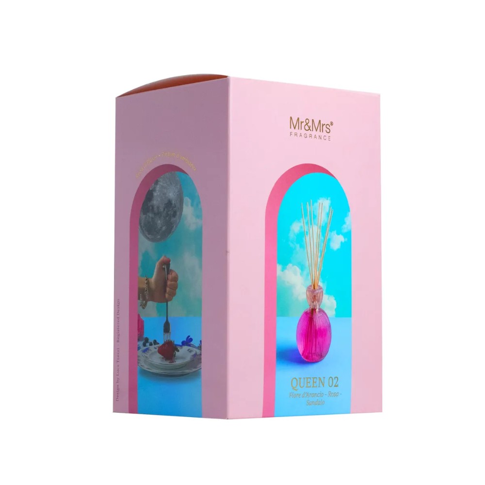Mr&Mrs Fragrance, Queen Home Reed Diffuser 02, Available in Different Sizes