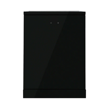 France Dishwasher, 15 Settings, 9 Programs, Auto Open Door - [Black Glass], FRN-D11054BGL