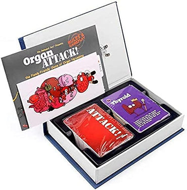 Qxue, Organ Attack! Tabletop Card Game for 2-6 Players