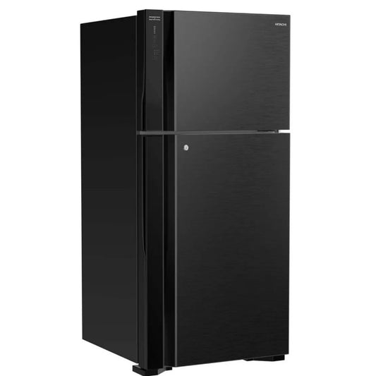 Hitachi, Refrigerator Glass Black, Inverter