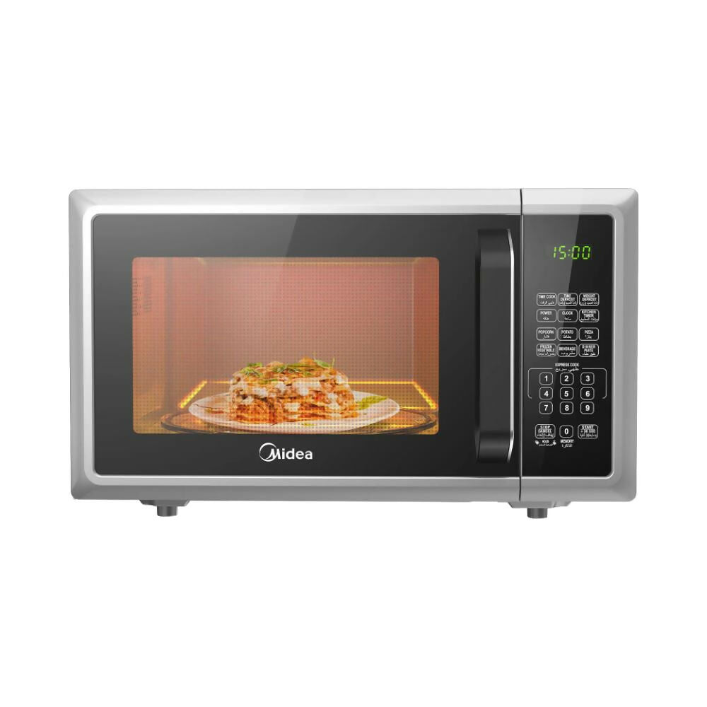 Midea 25L Microwave Oven - 900W [Silver], EM925A2GU-SL