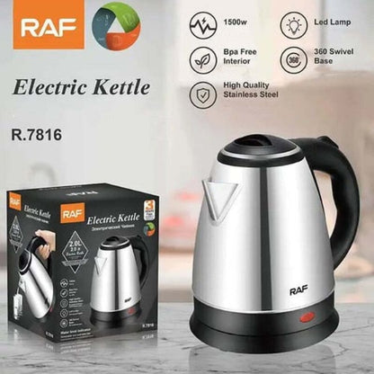 RAF, R-7816 Electric Kettle 2.0L, 1500W, Stainless Steel