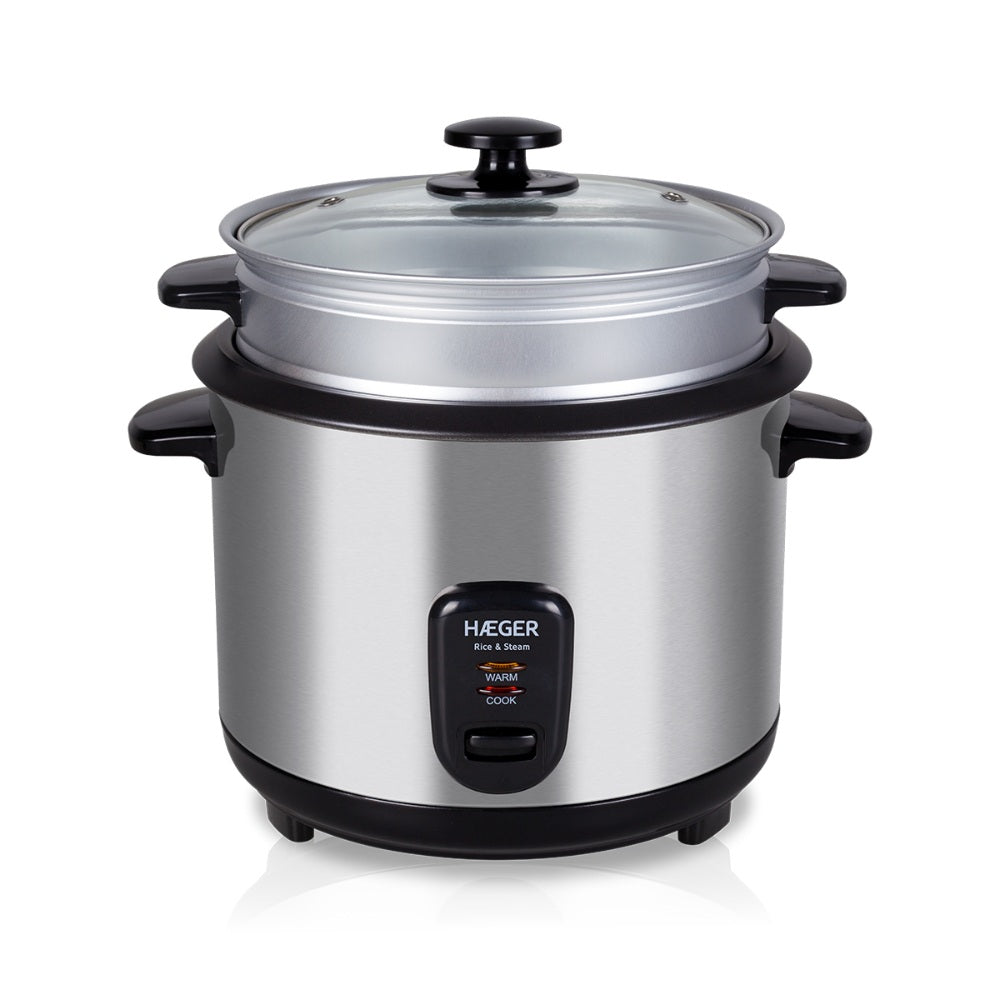 Haeger, Stainless Steel Rice Cooker 1.8L, RC-18L.001A