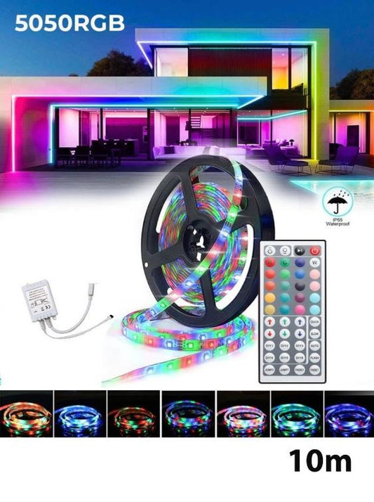 Hay-Power, RGB Remote Control LED Strip Light- 16 Colors Changing, (10-Meter) RGB 10R