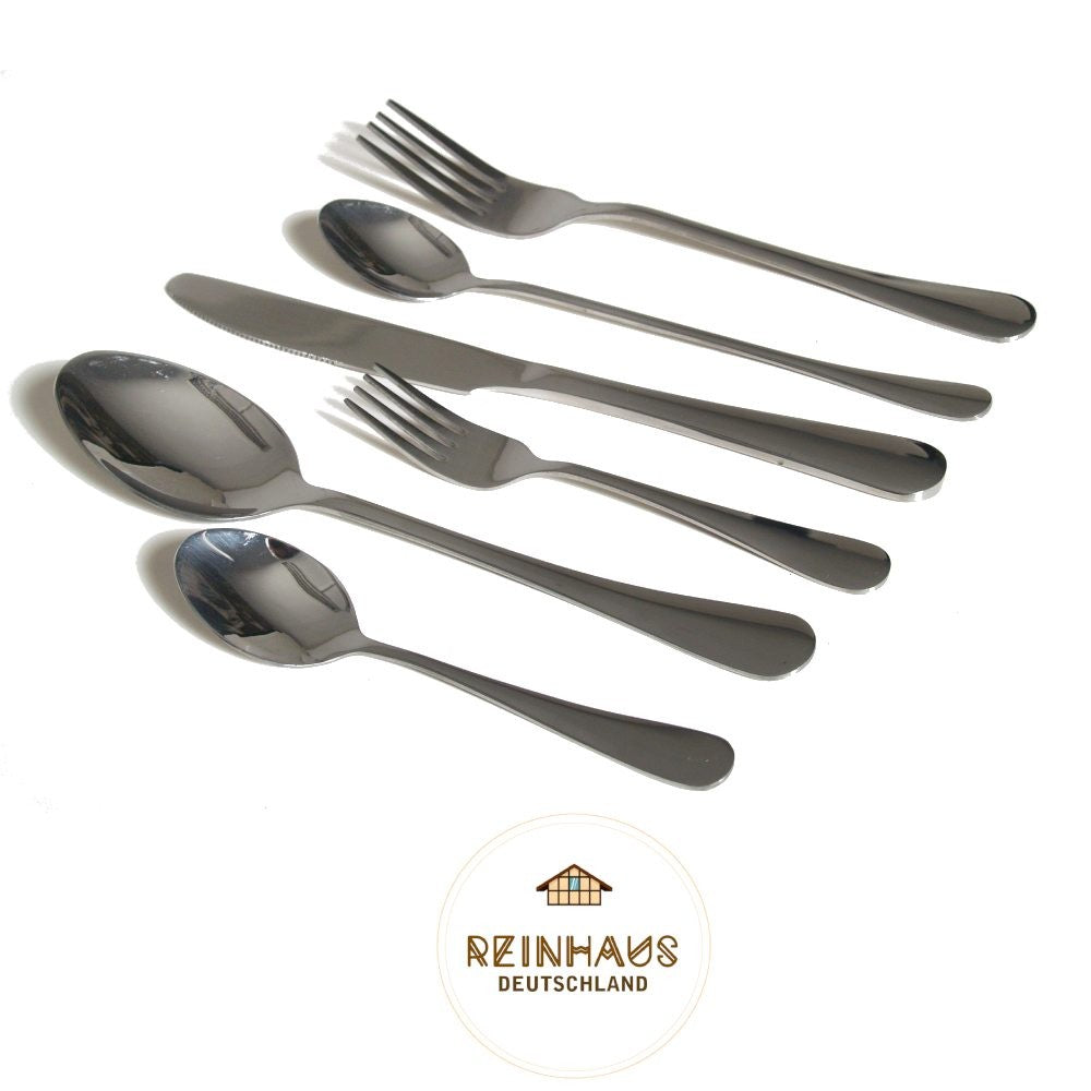 Reinhaus, Flatware / Cutlery / Stainless Steel Model 1010 Ice Spoon / Long Handle Spoon Set 6pcs