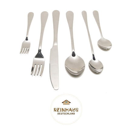 Reinhaus, Flatware / Cutlery / Stainless Steel Model 1010 Dinner Spoon Set 6pcs