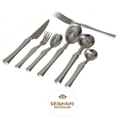 Reinhaus, Flatware / Cutlery / Stainless Steel Model Shine Star Dinner Knife Set 3pcs