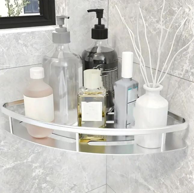 Reinhaus, Silver Bathroom Racks Aluminium Alloy 2 Racks B/50