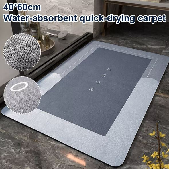 Reinhaus, Water Absorbent Rect. Bath Mat 40X60Cm B/100