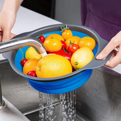 Reinhaus, Blue Retractable Small Strainer 24*19.4*8 Cm B/150