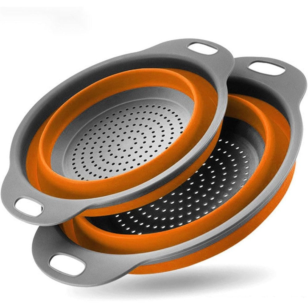 Reinhaus, Orange Retractable Small Strainer 24*19.4*8Cm