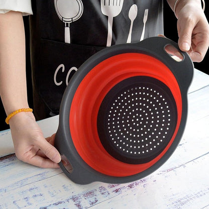 Reinhaus, Red Retractable Small Strainer 24*19.4*8 Cm B/150