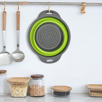 Reinhaus, Green Retractable Small Strainer 24*19.4*8 Cm B/150