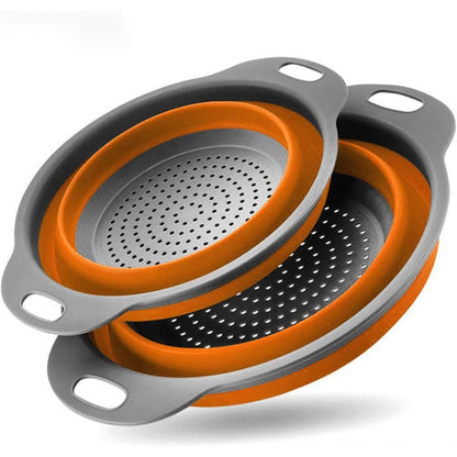 Reinhaus, Orange Retractable Big Strainer 29.5*23.5*9.5Cm