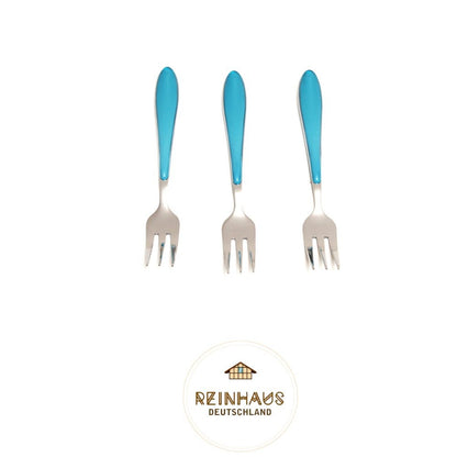 Reinhaus, Flatware / Cutlery / Stainless Steel Diamond Blue Ice / Long Spoon Set 3pcs
