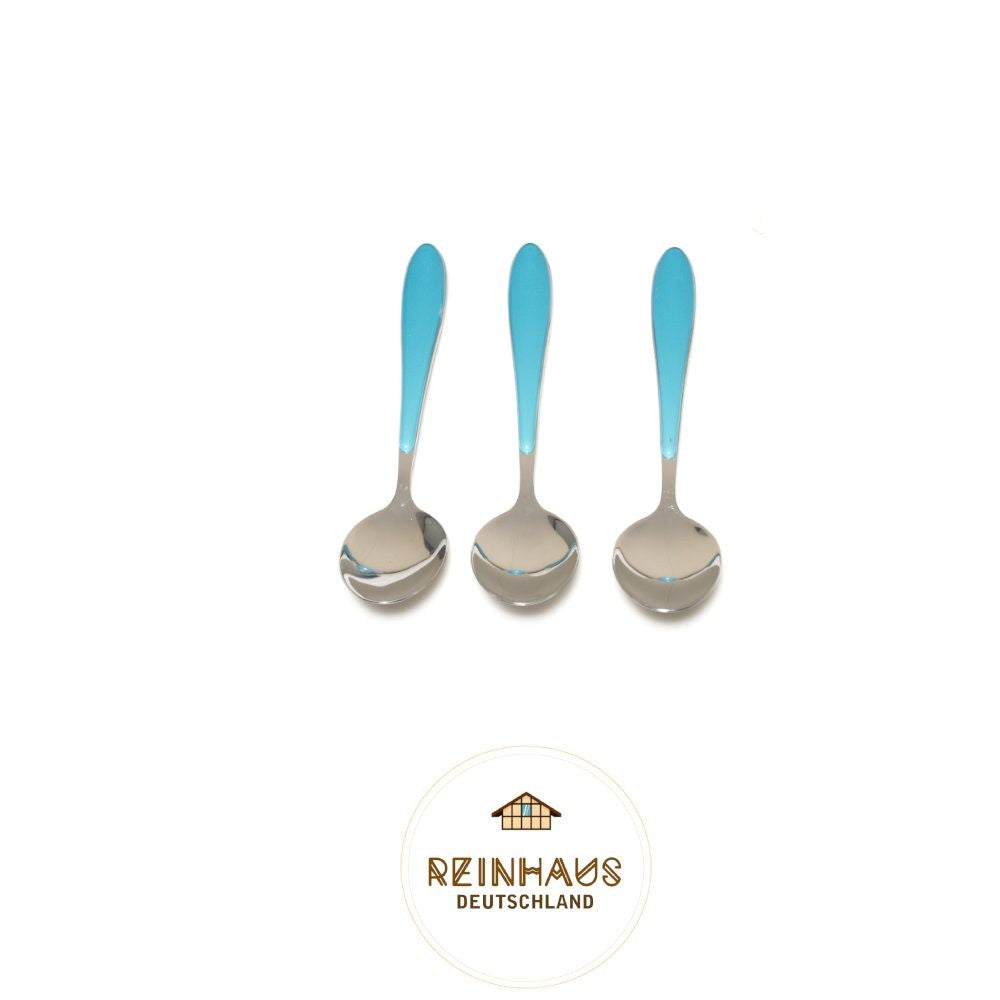 Reinhaus, Flatware / Cutlery / Stainless Steel Diamond Blue Small Fork Set 3pcs