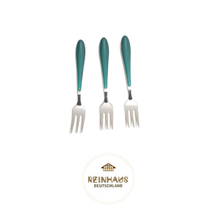 Reinhaus, Flatware / Cutlery / Stainless Steel Diamond Green Ice / Long Spoon Set 3pcs