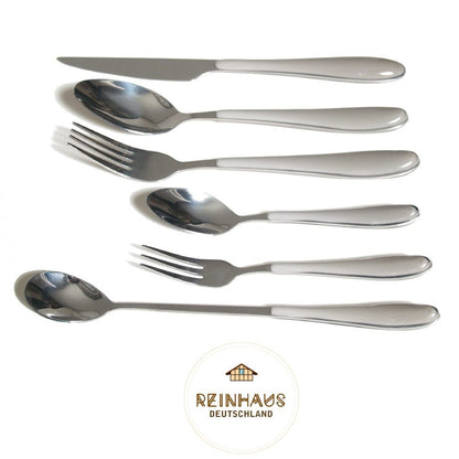 Reinhaus, Flatware / Cutlery / Stainless Steel Diamond White Dinner Fork Set 3pcs