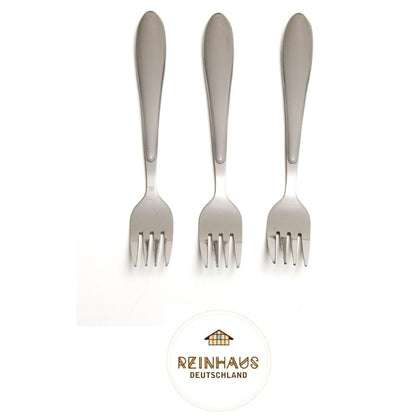Reinhaus, Flatware / Cutlery / Stainless Steel Diamond White Ice / Long Spoon Set 3pcs