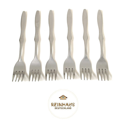 Reinhaus, Flatware / Cutlery / Stainless Steel Model Gourd Dinner Spoon Set 6pcs