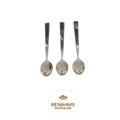 Reinhaus, Flatware / Cutlery / Stainless Steel Model 614 Black Set 30 pieces