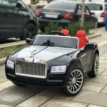 Rolls Royce Kids Ride-On Car – 12V Battery, Dual Motors, Remote Control, LED Lights & Music (Ages 1–7)