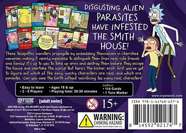 Rick and Morty Total Rickall Cooperative Card Game