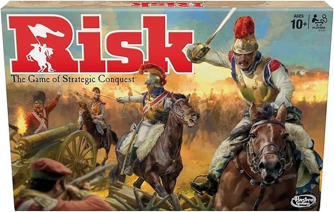 Risk Board Game, Strategy Games For 2-5 Players, Strategy Board Games For Teens, Adults, And Family, War Games, Ages 10 And Up